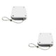 thumbnail image 4 of Naiovety Dispositivo de cierre automático para puerta, caja con cordón, tirador de cierre automático adhesivo retráctil antirrobo para Blanco 2Conjunto, 4 of 6