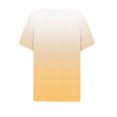 thumbnail image 4 of Ashirexll Shirts for Women, Womens Short Sleeve Tops, Casual Gradient Short Sleeve V-Neck Top Blouse, 4 of 5