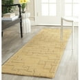 thumbnail image 2 of SAFAVIEH Martha Stewart Knot Geometric Wool Runner Rug, Rattan, 2'3" x 8', 2 of 8