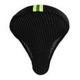thumbnail image 4 of Funda de cojín para asiento de bicicleta, funda de asiento transpirable para bicicletas de montaña y carretera Negro, 4 of 8