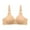 Yellow, variant on LLYwey Bras for Women Push Up On Sale Woman's Solid ColorPlus Size Comfort Bra Without Underwire Big Girls Size Polyester Lifting Bra Style LW-158 Yellow 95B