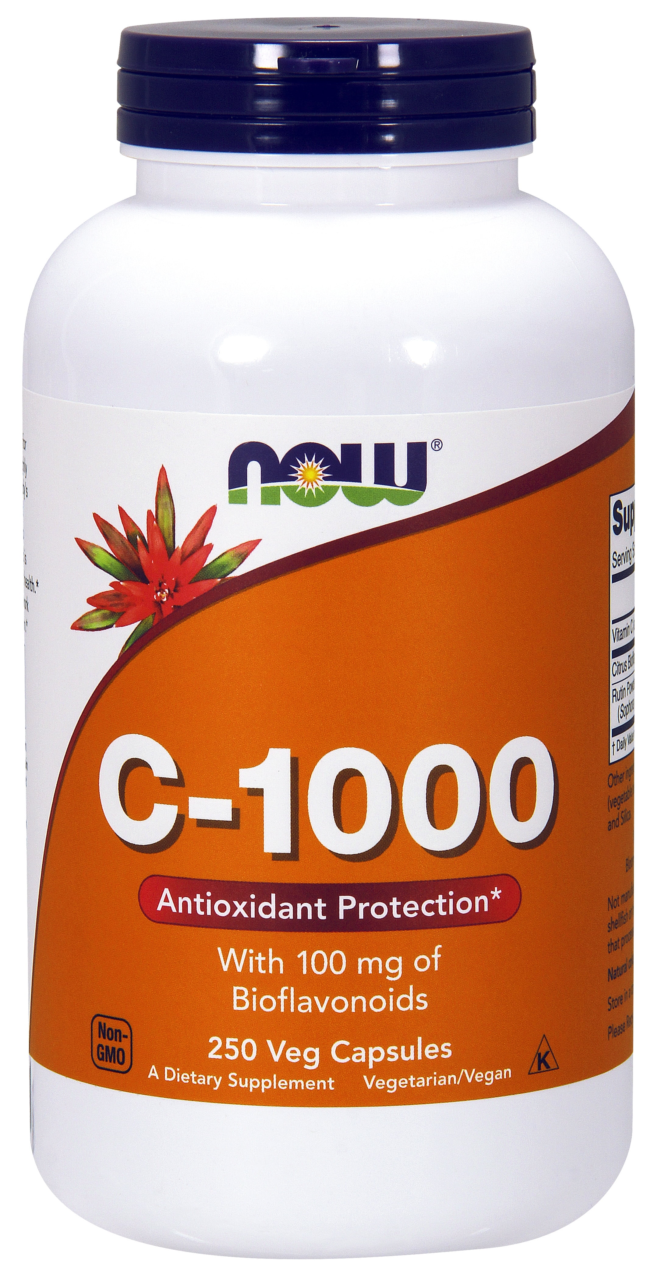 NOW Supplements, Vitamin C-1,000 with 100 mg of ...
