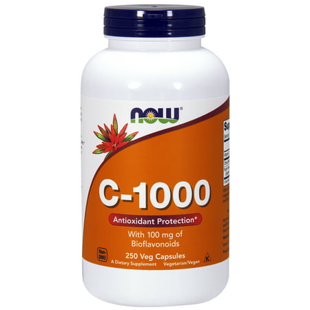 NOW Supplements, Vitamin C-1000, 250 Veg Capsules