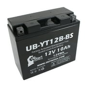 UB-YT12B-BS Battery Replacement for 2008 Yamaha FZ6, R 600 CC Motorcycle - Factory Activated, Maintenance Free, Motorcycle Battery - 12V, 10AH, UpStart Battery Brand