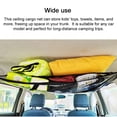 thumbnail image 4 of In-car Car Ceiling Cargo Net -Shaped Vehicle Ceiling Strong Load-Bearing Pocket Double-Zipper Car Roof Mesh Bag In-Car Storage Organizer, 4 of 7