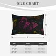 thumbnail image 6 of Daiia Butterfly Bedding Waterproof Pillow Protector Zippered Queen – Bed Bug Proof Pillow Encasement-16"x24", 6 of 9