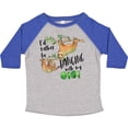 thumbnail image 3 of Inktastic Id Rather Be Hanging with My Gigi- Cute Sloths Boys or Girls Toddler T-Shirt, 3 of 5