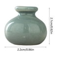 thumbnail image 3 of Botella De Cerámica 1Pcs Ceramic Mini Vase with Magnetic Suction for Refrigerator Flower Arrangement Decoration in Grey Green 0.86x0.82" JASKFLY, 3 of 9
