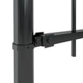 thumbnail image 4 of vidaXL Garden Fence Patio Privacy Screen Fence Wall with Hoop Top Steel Black, 4 of 4