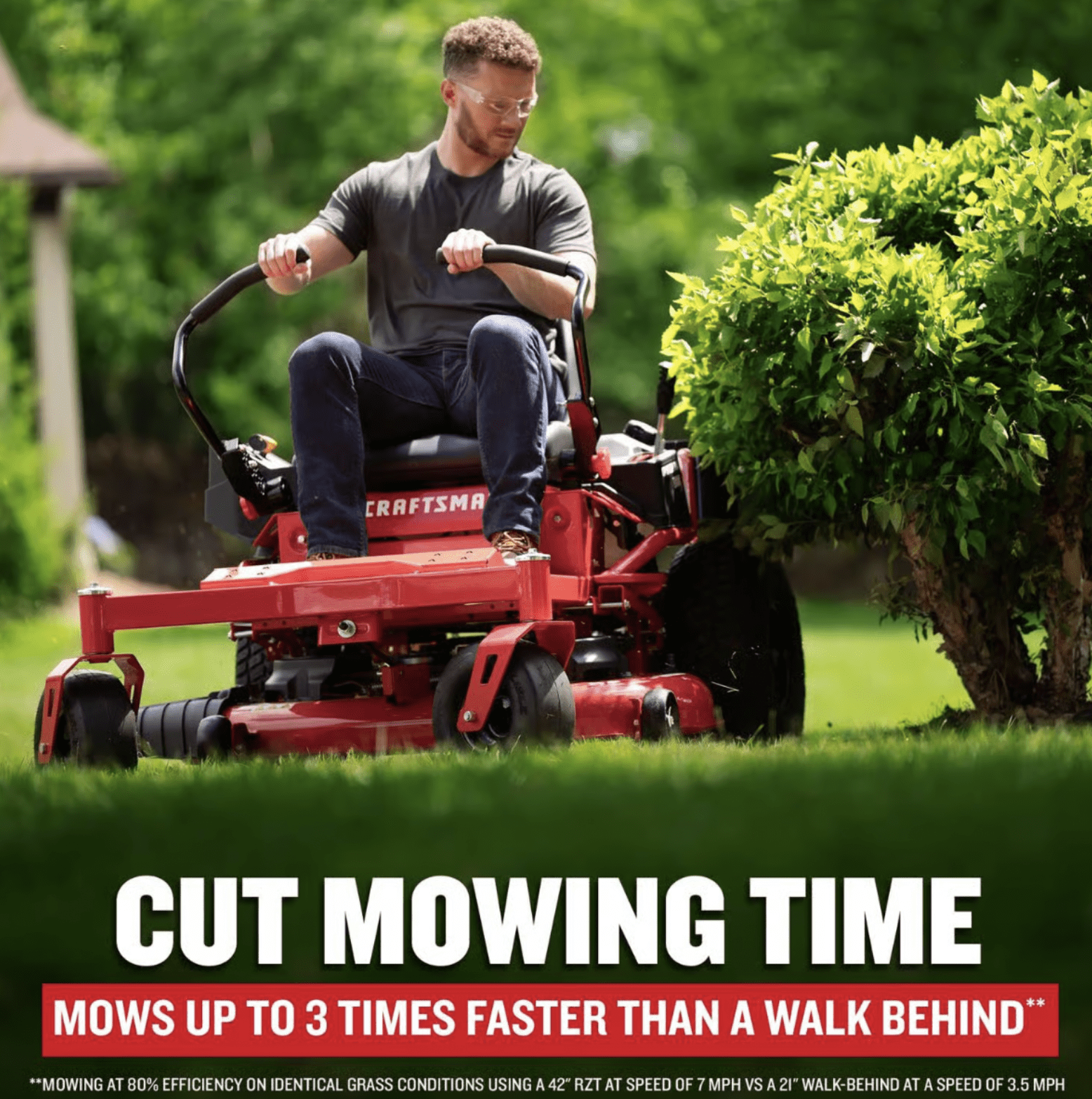 Craftsman Z3200 | 42in 547cc Zero Turn Riding Mower | Dual Hydrostatic Transmissions (17AFFACS093)
