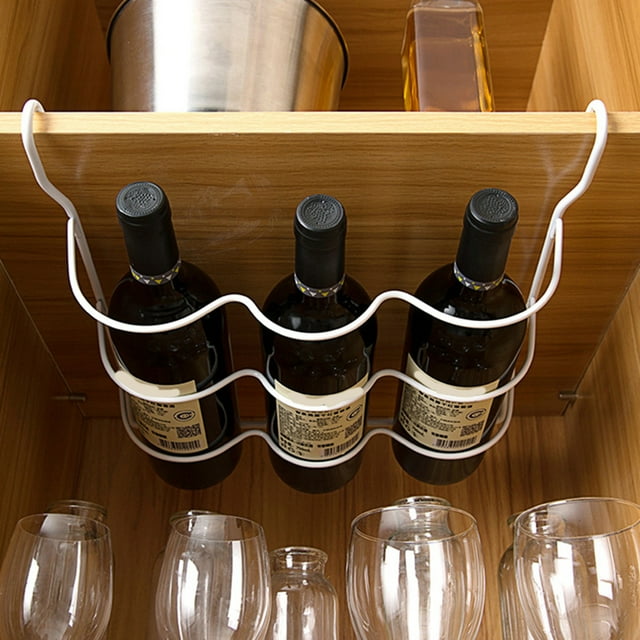 Bottle Wine Rack Universal Home Decor Metal Refrigerator Cans Beer Drink Shelf for Home