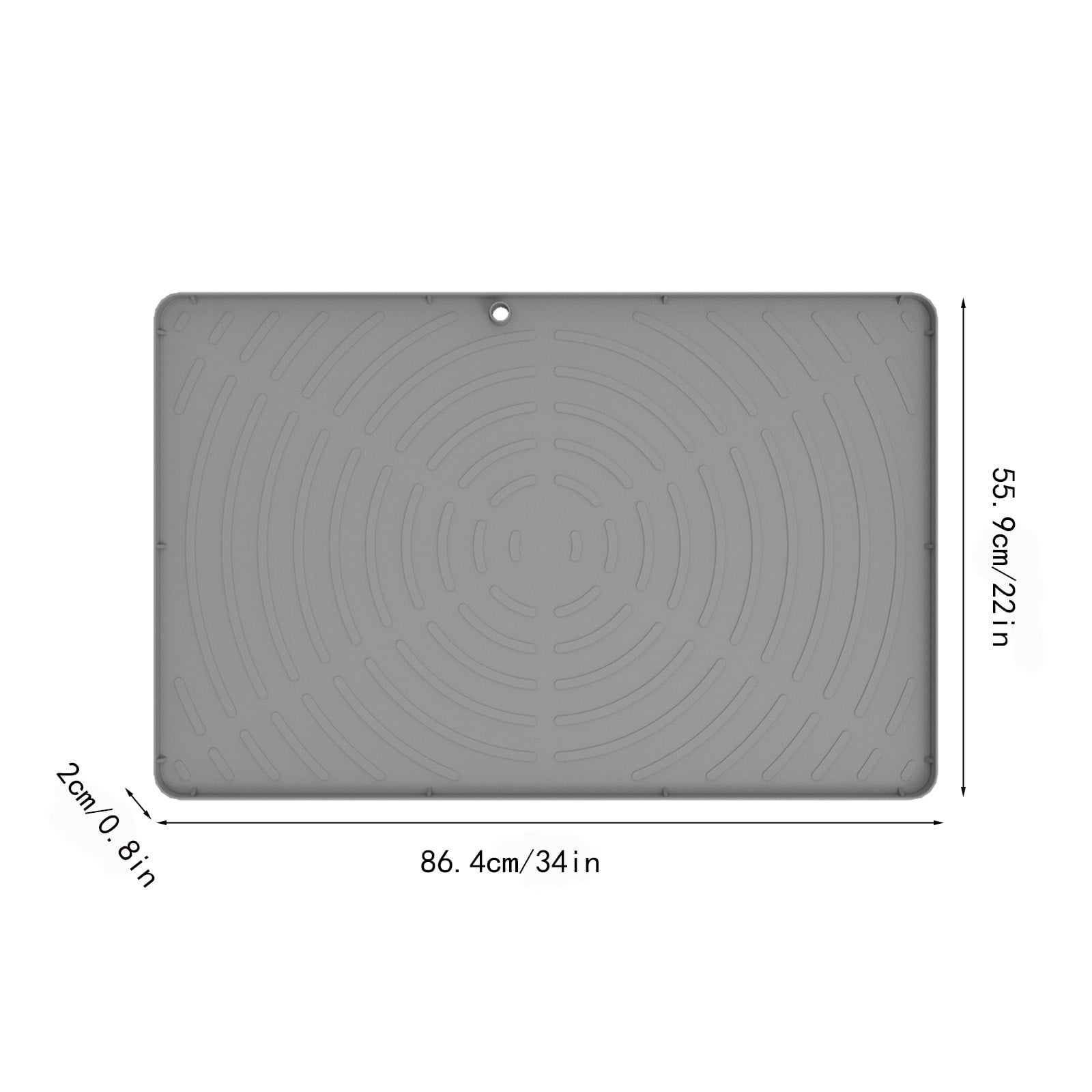 SHIMELE Non-Slip Kitchen Cabinet Liner, Under Sink Drip Tray Mat, Waterproof Shelf Padding, Eco-Friendly Cabinet Protector for Bathroom, Kitchen Organization