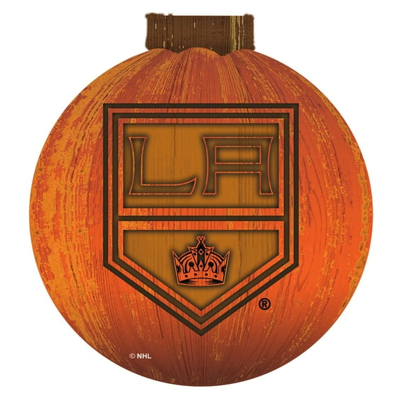 Los Angeles Kings 12'' Pumpkin Sign