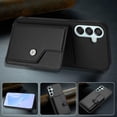 thumbnail image 3 of FOXDOCK Case for SAMSUNG Galaxy M15 RFID-Blocking Card Holder - Stylish Button Closure Design, 3 of 4