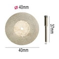 thumbnail image 7 of Metal Cutting Disc for Rotary Tool, 40/50/60mm Grinding Wheel Accessories, 7 of 7