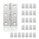 thumbnail image 3 of Tornillos incluidos, Bisagra plegable de acero inoxidable fácil de instalar, Resistente a la humedad y al agua, Diseño flexible, Abre o cierra la puerta sin chirridos, Ideal para puertas de, 3 of 7