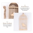 thumbnail image 2 of Soimiss 10Pcs Wood Craft Ornaments Hollow-out For Spring Festive Decorations, 2 of 5