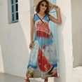 thumbnail image 2 of Summer Fruit Watermelon Sleeveless Dress Female Clothing Dress Women Summer 2025 Dress, 2 of 6