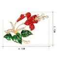 thumbnail image 6 of Xinyolin Wedding Bridal Rhinestone Enamel Flower Brooch Pin Fashion, Jewelry Accessory, 6 of 6