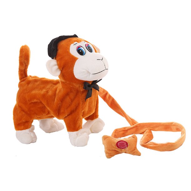Walking Plush Monkey Toy Electronic Interactives Stuffed Animal Toy