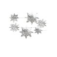 thumbnail image 4 of 1 Set Christmas Decorations Funny Exquisite Simple Style Stereo Indoor Hanging Prop Festival Adornment Decor for Scene Layout Silver, 4 of 6