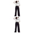 thumbnail image 3 of Minnieouse Fiesta Banquete Niñas Camiseta de algodón de manga corta Conjunto de pantalones de pierna ancha Niños Tops Pantalones Kit Ropa Type5 NO5, 3 of 6