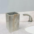 thumbnail image 2 of nu steel Stone Hedge Resin Decorative Tumbler Cup for Bathroom Vanity Countertops, 2 of 4