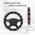 thumbnail image 3 of Kdxio Bird 1 Print Elastic Stretch Steering Wheel Cover,Auto Steering Wheel Cover,15 Inch Anti-Slip,Warm in Winter and Cool in Summer,Fit Suvs,Vans Cars,Trucks, 3 of 7