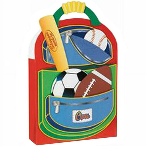 Sports 'Little Champs' Favor Boxes / Knapsacks (6ct)