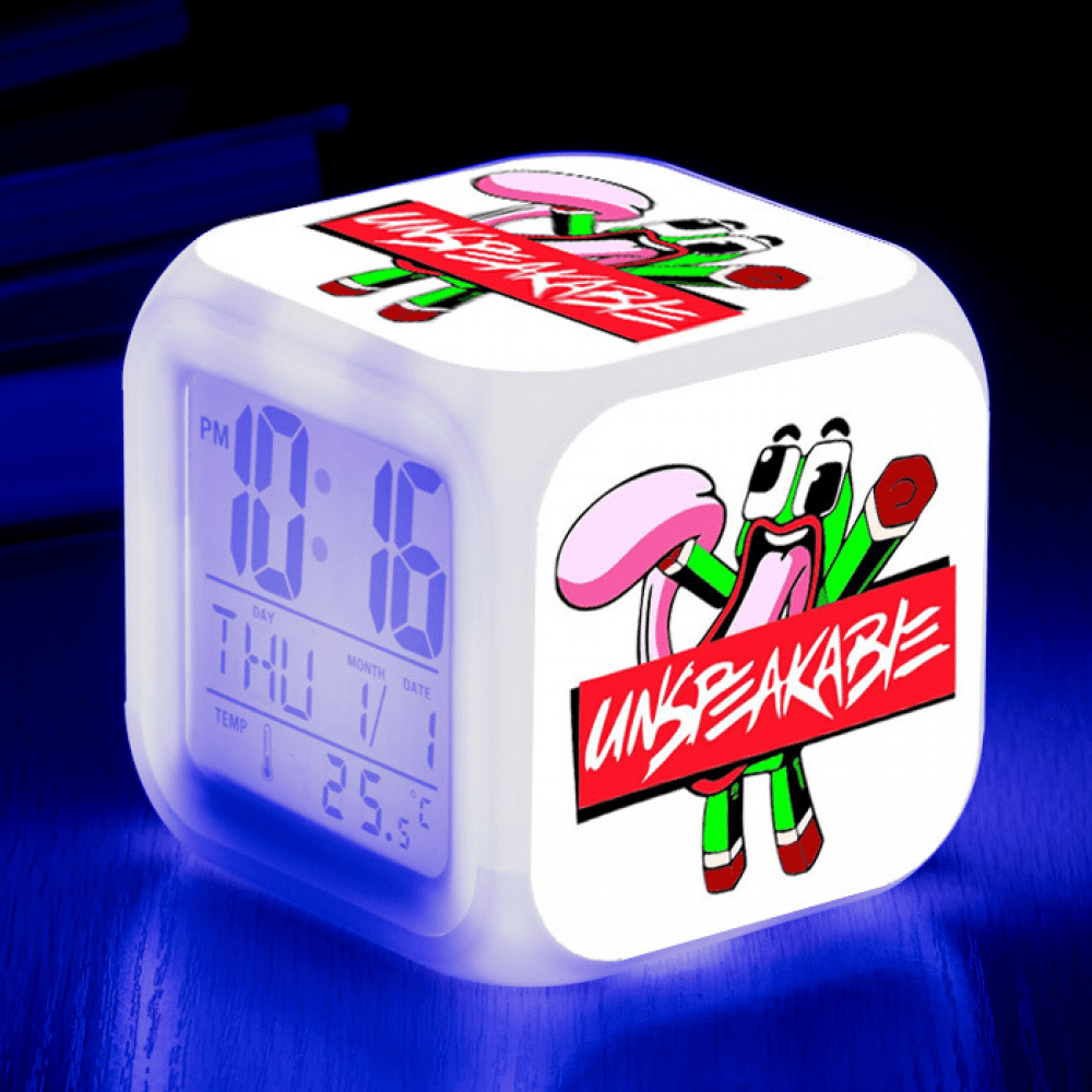 JUSTUP Digital Alarm Clock for Bedroom, LED Digital Bedroom Alarm Clock