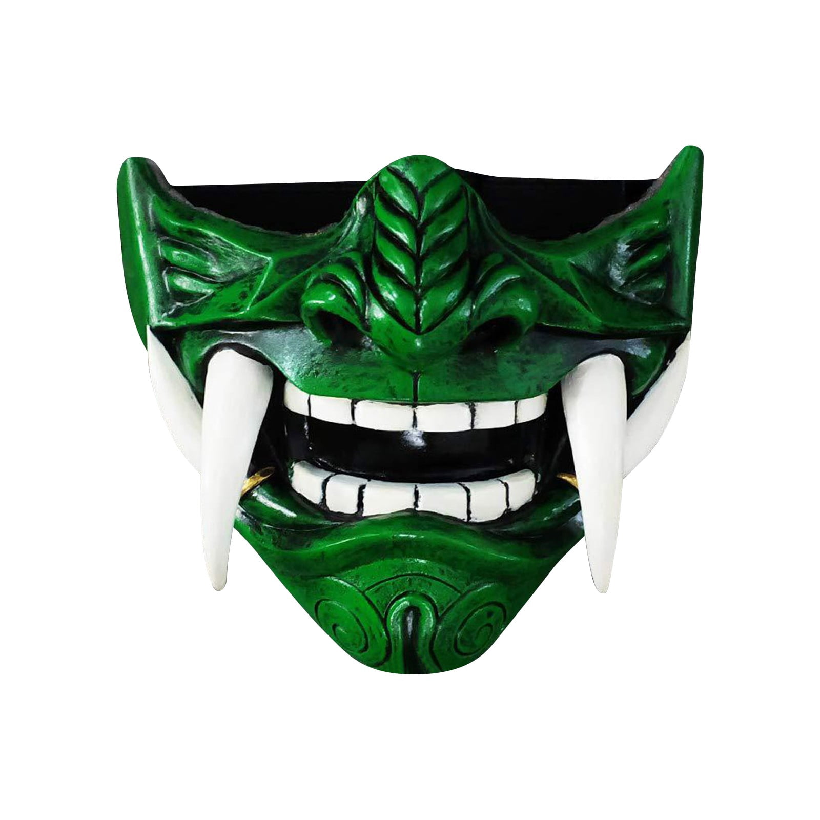 Masque De Cosplay Hannya - Démon Oni Samouraï - Résine - Pour Halloween & Conventions | Neuf