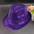 thumbnail image 2 of ManxiVoo Western Style Shining Sequin Dance Hat For Women Men Unisex Party Cowboy Costume Accessory, 2 of 5