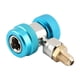 thumbnail image 3 of Adaptador de acoplador de aire acondicionado con conector rápido de baja presión y alta presión R134A/C, extractor de núcleo de válvula (azul), 3 of 12