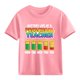 thumbnail image 4 of Blusas y camisas de manga corta con cuello redondo para niños y niñas, camisetas gráficas de manga corta, blusas con estampados bonitos para la temporada escolar., 4 of 9