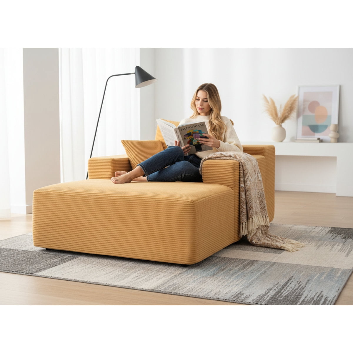 US Pride Compression Full Foam chaise Lounge