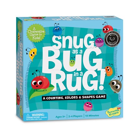 Peaceable Kingdom Snug as a Bug in a Rug Preschool Cooperative Game