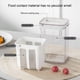 thumbnail image 2 of 2X Filtro y Colador de Yogur de 1100 Ml, Caja Transparente de Fina, Separador de Humedad de Queso Casero para Cocina, 2 of 5
