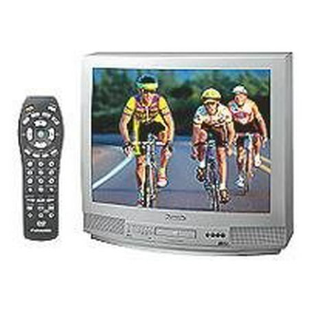 Panasonic CT-27DC50 - 27" Diagonal Class CRT TV - with built-in DVD player - silver