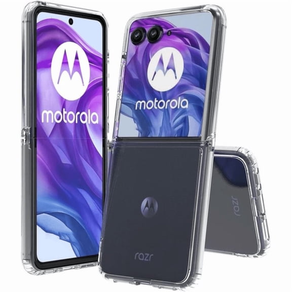 Entronix Clear Case Designed for Moto Razr 2025, [Yellow Resistant] Slim Fit Transparent Phone Cover