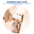 thumbnail image 6 of 100pcs Rubber End Protective Caps Waterproof Bolt Covers Thread Protectors, 6 of 6