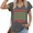 Dark Gray, variant on UNISHE Women's Reading Is My Jam V-Neck Short Sleeve T-Shirt Strawberry Book Lover Graphic Tee S-5XL Blue