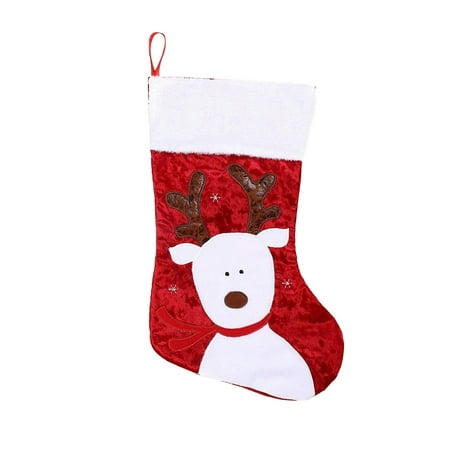 

Bag Hanging Decorations Christmas Socks Hanging On The Bedside On Christmas Eve To Send Bags Machine Embroidered Socks Stained Glass Suction Cup Chandelier Beads Chandelier Beads Stained Glass Heart