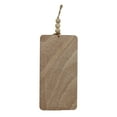 thumbnail image 2 of Parisloft Please Remove Your Shoes Wood Wall Sign with Wood Bead String Hanger, Brown, 2 of 8