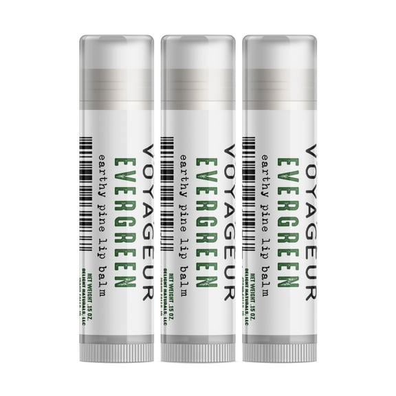 Delight Naturals Voyageur Evergreen Lip Balm - 3 Pack