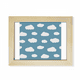 thumbnail image 1 of Marco de foto de madera Unbranded Arte Pintura Nube blanca azul cielo 6x8 pulgadas, 1 of 4