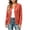 Watermelon Red, variant on Cardigan Sweaters for Women Fall Casual Jacket Long Sleeve Button Collared Knitted Tops