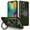 Darkgreen, variant on ELEHOLD for iPhone 16 Pro Magnetic Case [Compatible with Mag Safe] Invisible Stand with Ring Kickstand,Military Grade Shockproof Full Protective Case,Orange