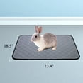 thumbnail image 7 of Mogoko 2 Pack Guinea Pig Cage Liners 23.4" x 18.5" Washable Anti Slip Pet Small Animals Bedding Waterproof Pee Pads Reusable, 7 of 7