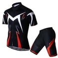 thumbnail image 3 of RUTAYY Men's Outfits Summer Short Sleeve Sports Tshirts and Shorts Road Cycling Suit Comfortable Breathable Vacation Beach Clothing Sets, 3 of 8