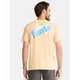 thumbnail image 3 of Fanta Men's and Big Men's Orange Graphic Tee with Short Sleeves, Sizes S-3XL, 3 of 5